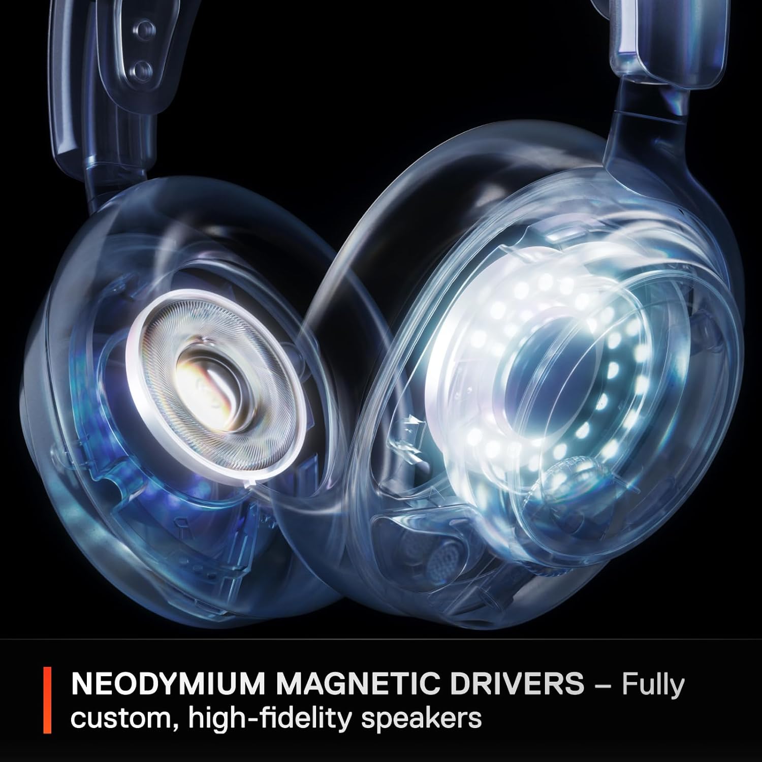 SteelSeries Arctis Nova 7P Wireless Multi-Platform Gaming Headset — Neodymium Magnetic Drivers — 2.4GHz + Bluetooth — 38Hr USB-C Battery — Gen2 AI Mic — PlayStation, PC, Switch, VR, Mobile - Black - Image 5