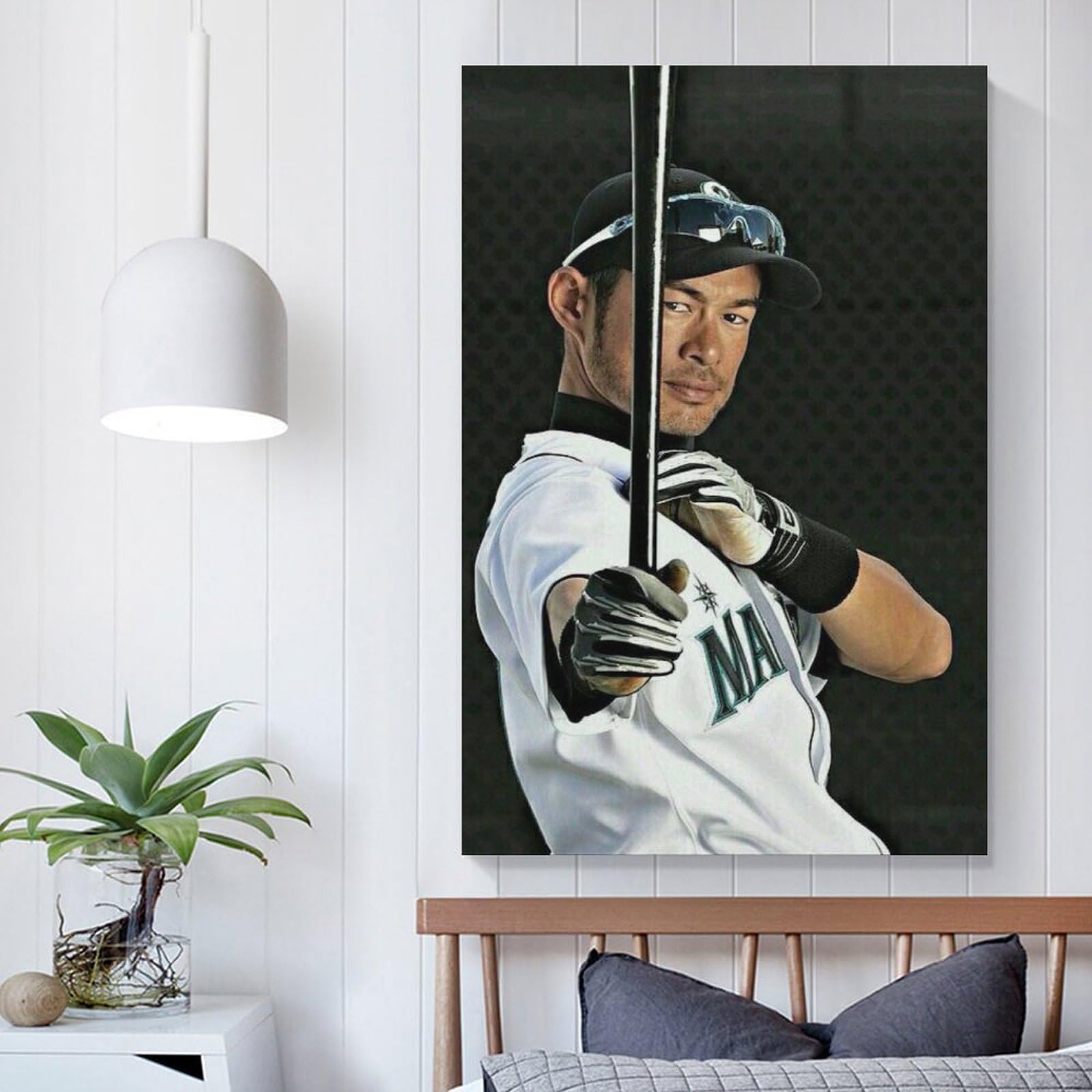 イチロー大型タペストリー （壁掛け） Amazon.co.jp: イチロー壁の絵 ホーム装飾 アートパネル プリント