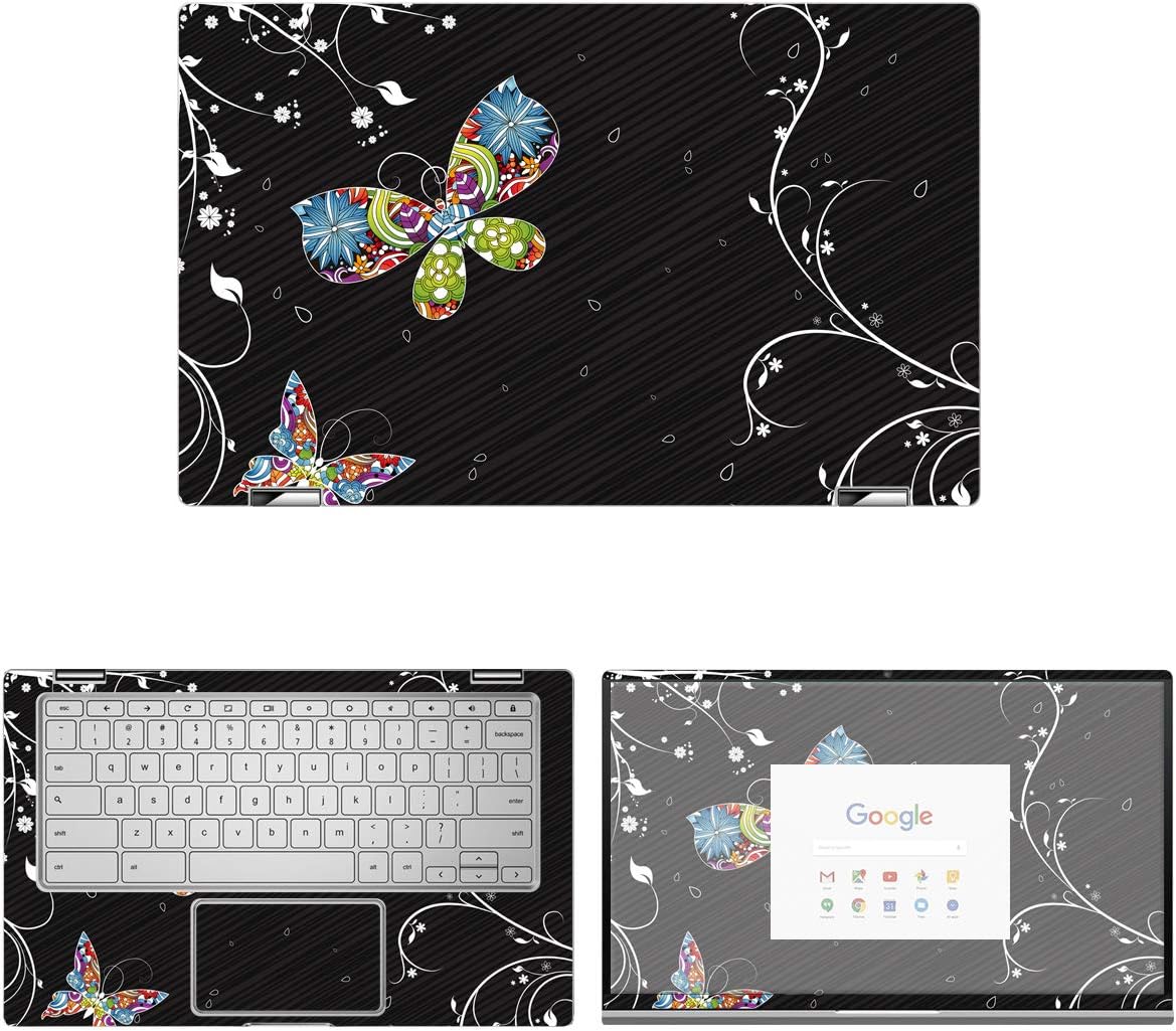 Decalrus - Protective Decal Butterfly Skin Sticker for Asus ChromeBook Flip C434 / C434TA (14" Screen) case Cover wrap ASchrmbk14_C434ta-3