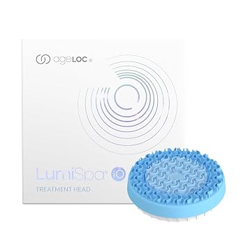Nu Skin ageLOC LumiSpa iO Silicone Treatment Head | Normal | Blue | Gentle daily skin cleanser & exfoliator | Compatible only with the ageLOC LumiSpa iO device, not the original