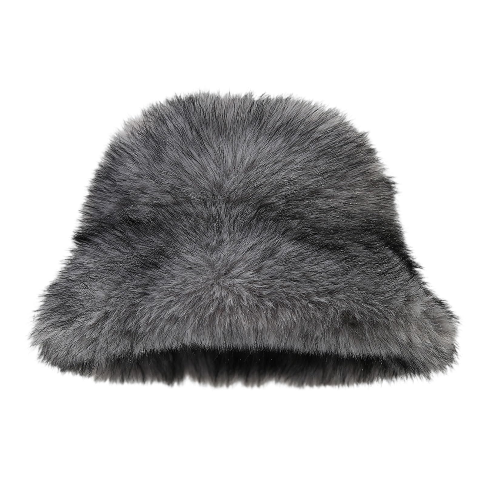 CAZSTYK Winter Headwear Thicken Furry Ushanka Hat for Cycling Skiing Warm Oversized Ear Soft Warm Winter Hat for Delicate Skin