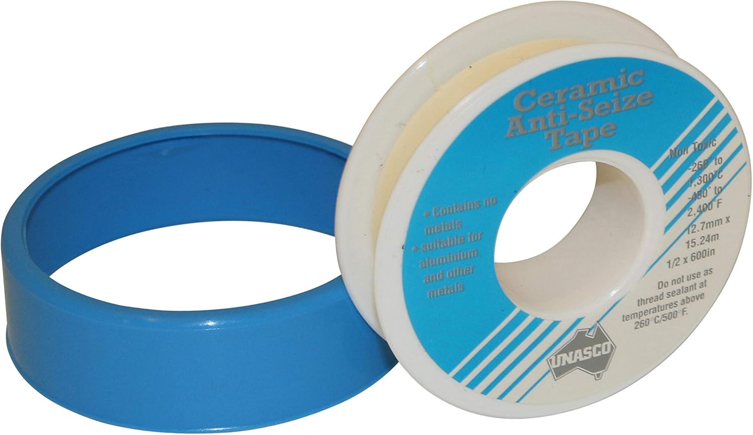 Unasco Ceramic Anti-Seize Tape: 1/2 in. x 50 ft. (Ceramic)