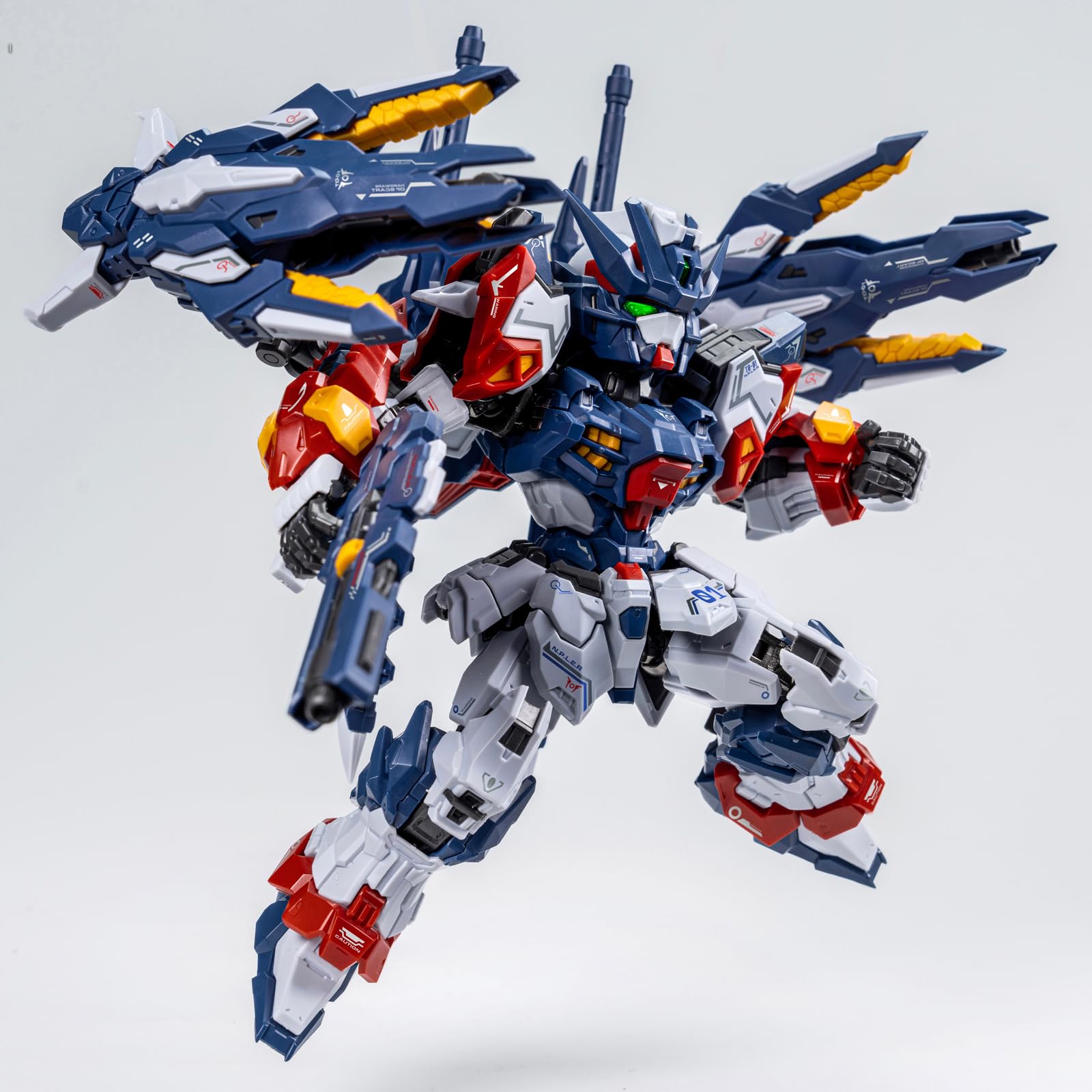 Pipigirl Mecha Assembly Mech Action Figure, Tian Wei, scheletro in lega completo, kit Mecha da collezione facile da montare, 14 cm