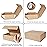 Aimyoo Brown Collapsible Gift Box with Magnetic Closure Lids 13.8x9x4.3 in, Large Bridesmaid Groomsman Proposal Boxes, Rectangle Present Box for Graduation Birthday Storage 1 Pack
