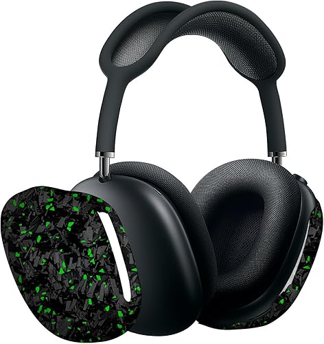 Miniatura 9 de MONOCARBON Funda de fibra de carbono real para Airpods Max (2024 y 2020), cubierta dura protectora de grado militar para auriculares Apple Airpods