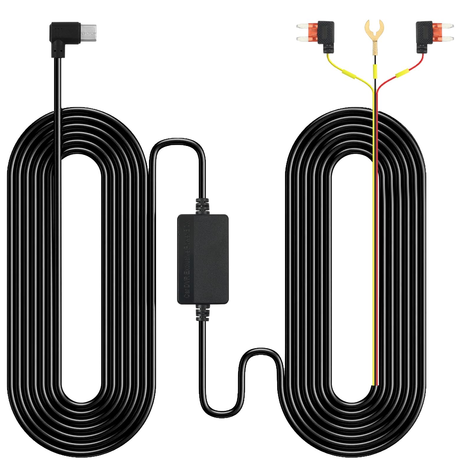 Kit De Cableado Para Dash Cam Frvesroe - USB-C, 12V-24V A 5V/2.5A, Con Protección De Batería, Para Modo Estacionamiento 24h
