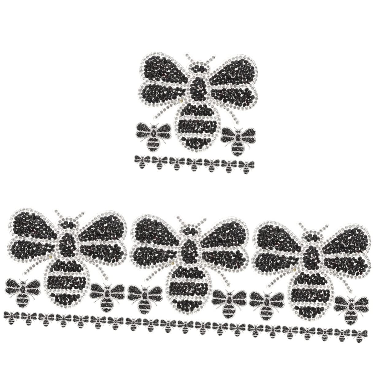 EXCEART 40piezas Parches Decorativos Resistentes Para Ropa y Sombreros Parche De Multifuncional Para Reparación y Decoración De y Accesorios