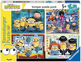 Comprar Ravensburger - Puzzle: Minions, Puzzle Disney, Puzzle 5 AƱos o MƔs, Puzzles NiƱos 5 AƱos, Rompecabezas NiƱos, 4 Puzzle 100 piezas, Regalo NiƱo 5 AƱos, Ravensburger Puzzle, Puzzle Minions The Forest Stewardship Council
