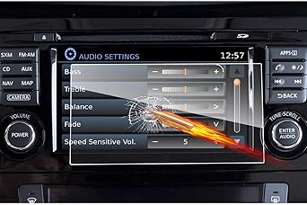 2017 rogue sport connect 7 inch touch screen car display navigation screen protector ruiya hd clear tempered glass car in dash screen protective film