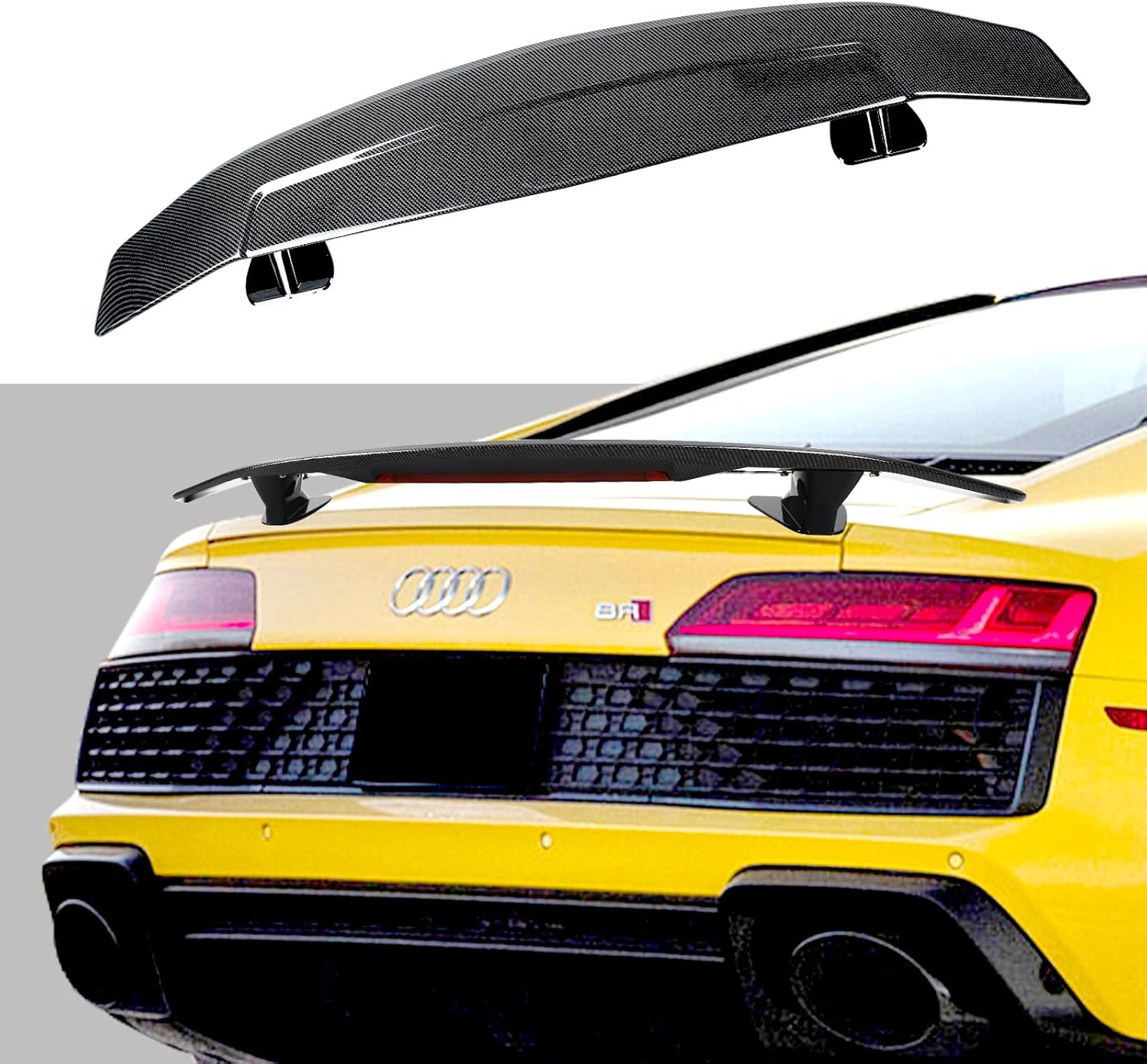 52 Inch Universal Rear Spoiler Wing, GT Style Wing Spoilers