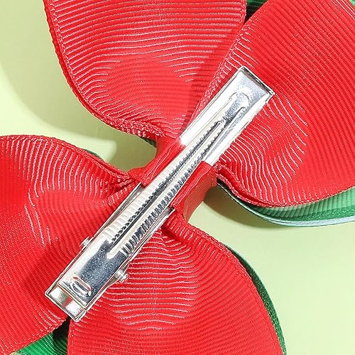 Miniatura 9 de Pinza de lazo de pelo de fresa para niñas, pasadores de pelo de frutas con cinta de fresa BBG24 (juego de lazo de fruta F4)