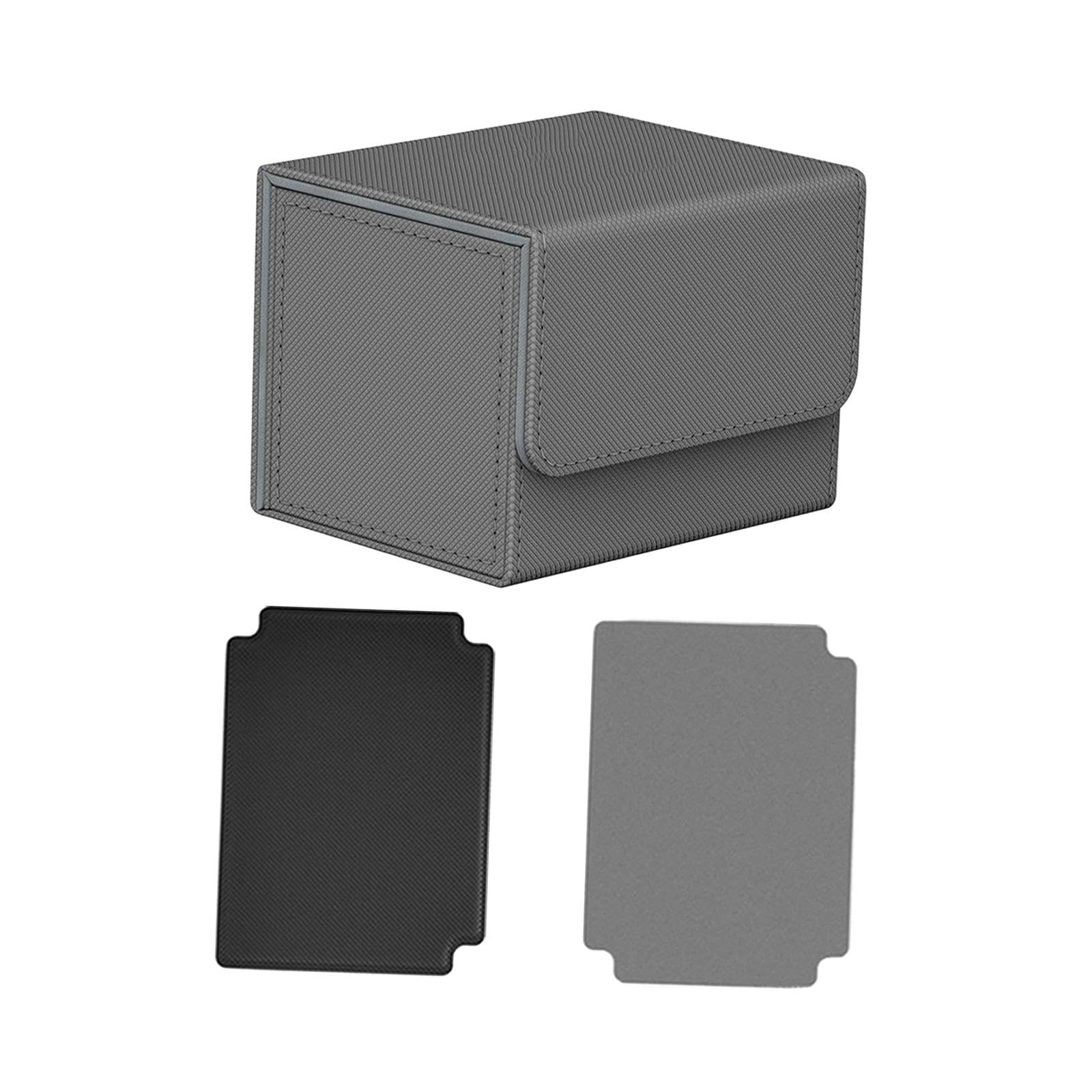 Card Deck Storage Box TCG Card Organization with Magnetic Closure Cards Case Gray Sporting Goods|| Team Sports|| Baseball & Softball|| Equipment Care & Accessories|| Other Accessories