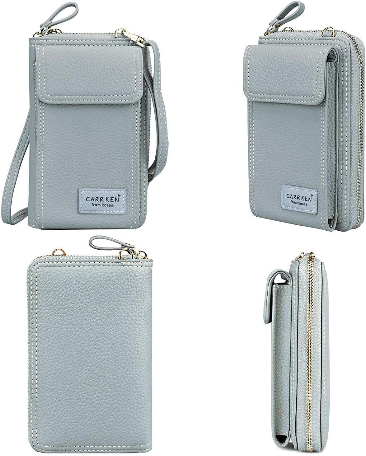 Women Crossbody Cell Phone Bag Small Shoulder Purse Leather Travel RFID Card Slots Wallet Case Handbag Phone Pocket Baggap Clutch for iPhone 11 Se 2020 11 Pro Xr X Xs Max 8/7/6 Plus Samsung - Image 3