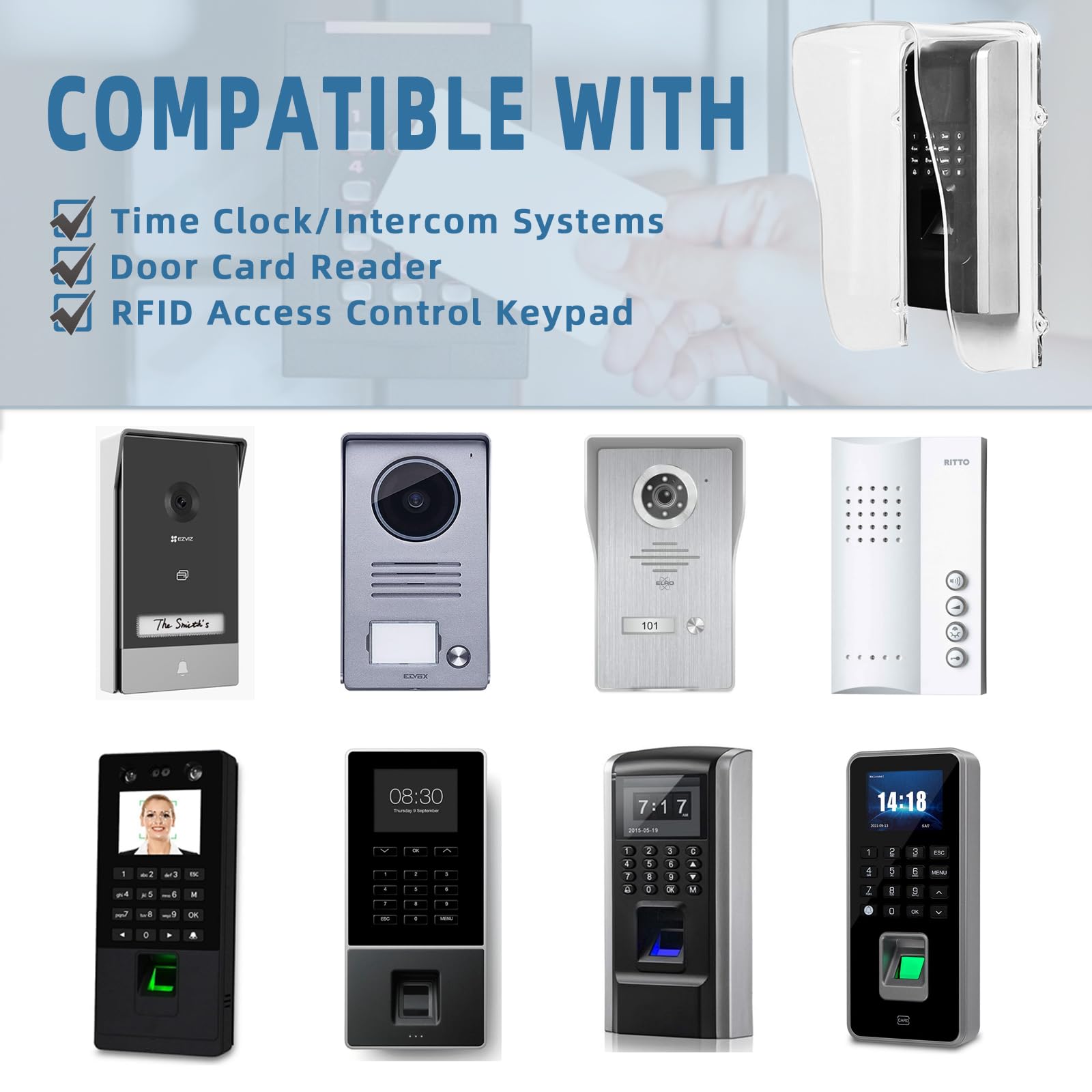 Staffa Montaggio Per Ring Doorbell - Senza Trapano, Adesiva O A Viti | Angolazione Regolabile - Foto 9