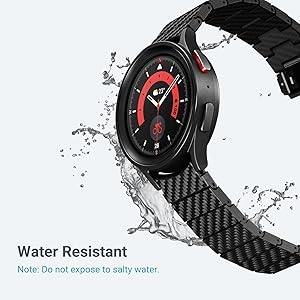 時計 PITAKA Carbon Fiber Watch Band 44/45mm Carbon Fiber Galaxy Watch Bands | PITAKA