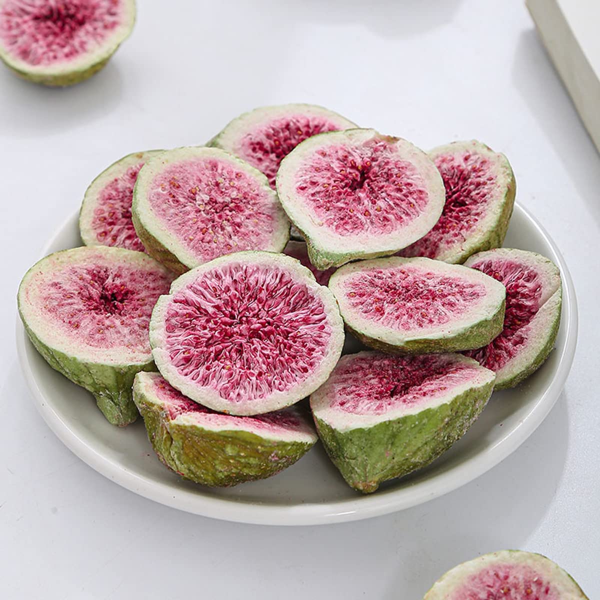 jweemax 500g Dried Fruit Slices, Dehydrated Fruit Slices for Cocktails Garnish, Home Decor, Fruit Tea, Fig-Part