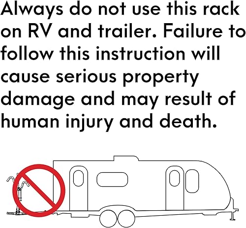 Miniatura 2 de Plataforma Venzo para 2 bicicletas, soporte para automóvil, utilitario deportivo, camión, remolque, con enganche de montaje de 2 pulgadas, robusto y