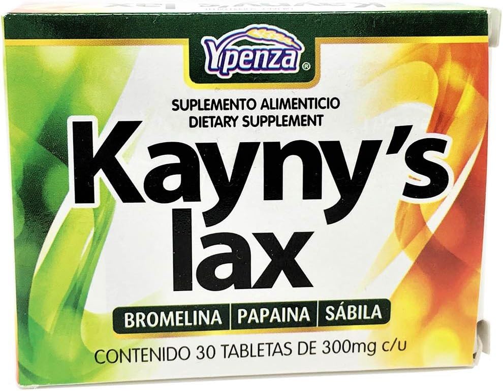 Kaynys Lax All Natural Herbal Laxative Supplement Cleansing Formula Promotes Regularity and Helps Relieve Occasional Constipation Non Habit Forming Laxante Herbal 100% Natural Alivio al Estrenimiento