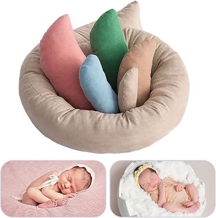 Lot De 6 Accessoires De Photographie Pour Nouveau Ne 1 Donut 5 Oreillers Pour Bebe De 0 A 6 Mois Couleur Aleatoire Amazon Fr Bebe Et Puericulture