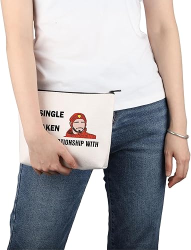 Miniatura 5 de PWHAOO Bolsa de maquillaje inspirada en las carreras de coches, bolsa de maquillaje para fanáticos, bolsa de cosméticos para carreras, fandom merch,