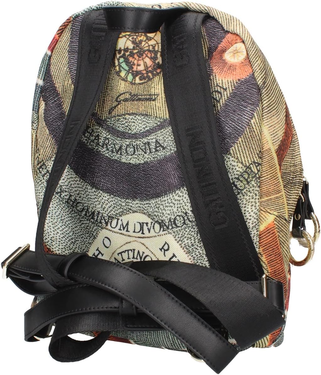 Zaino donna Gattinoni Planetarium in tessuto Classico Nero Linea Maya  Zainetto scuola da lavoro Zaino Casual : Amazon.it: Moda