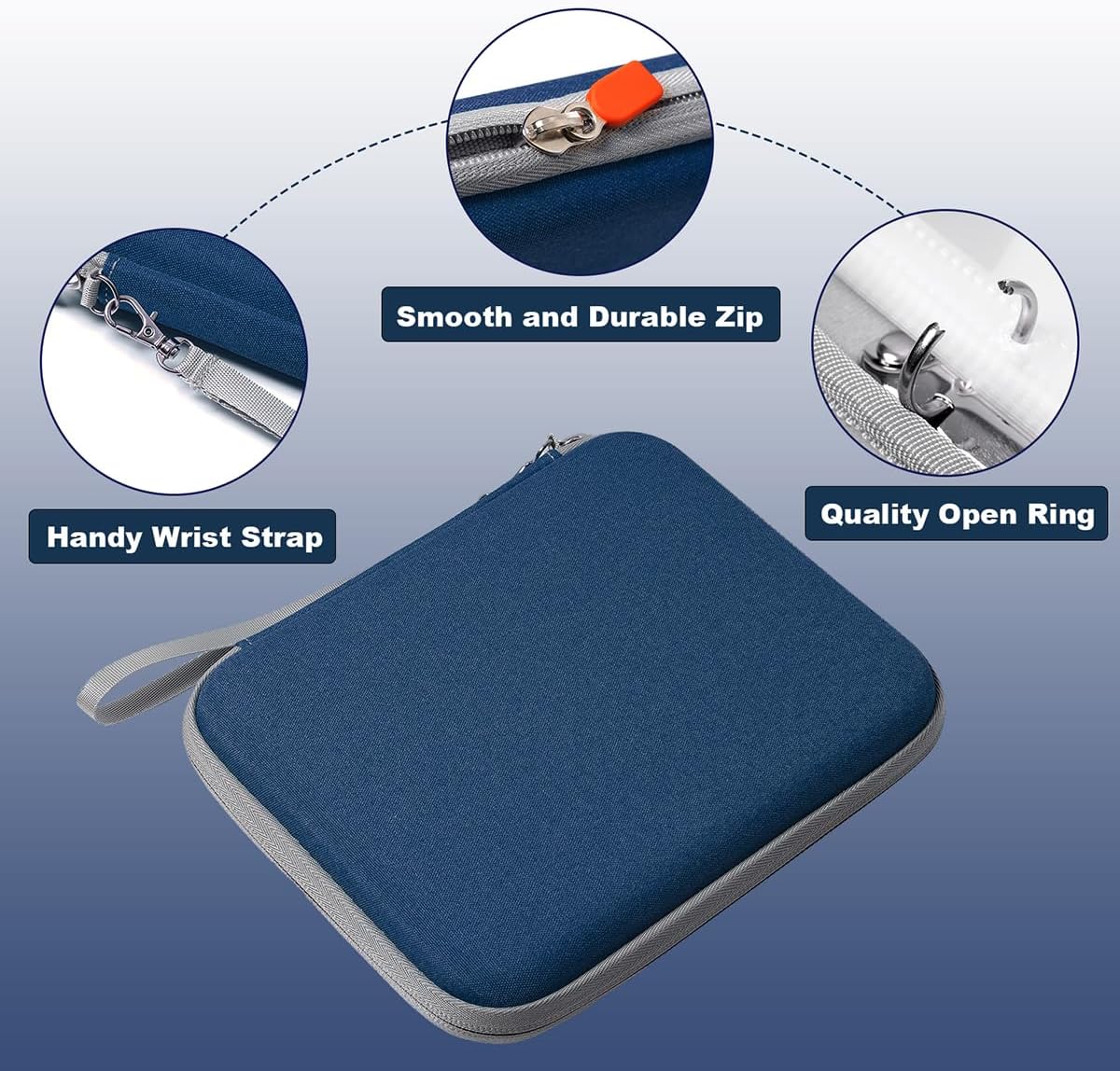 Card Holder Case for Yoto Cards, 80 Pockets Zipper Binder Album Storage Organizer for Yoto Audio Cards