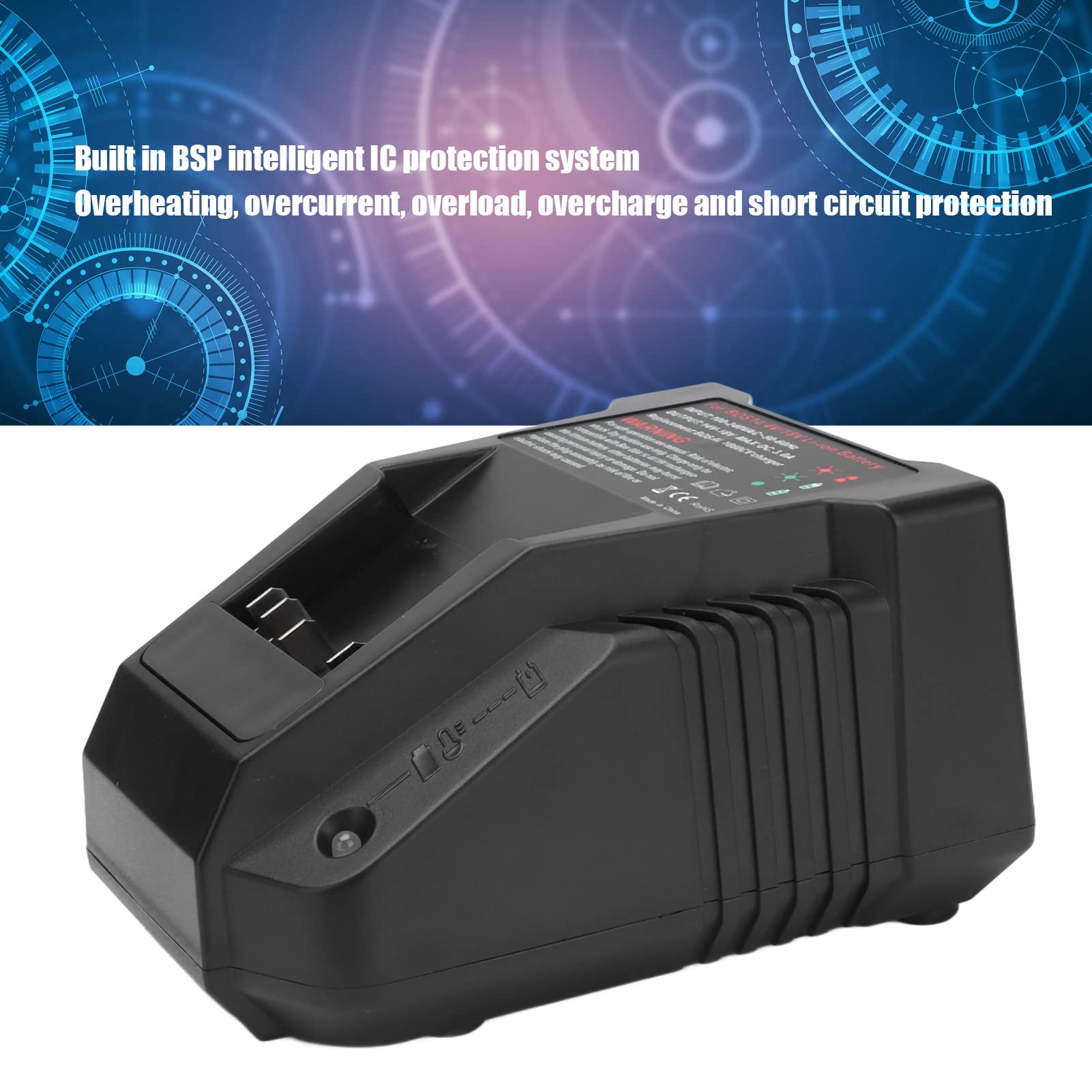 AC 100-240 V ładowarka do akumulatora litowego, 14 V-18 V Smart Battery Maininer do Bosch BC660 BC1880 zapasowe narzędzia elektryczne do szybkiego ładowania