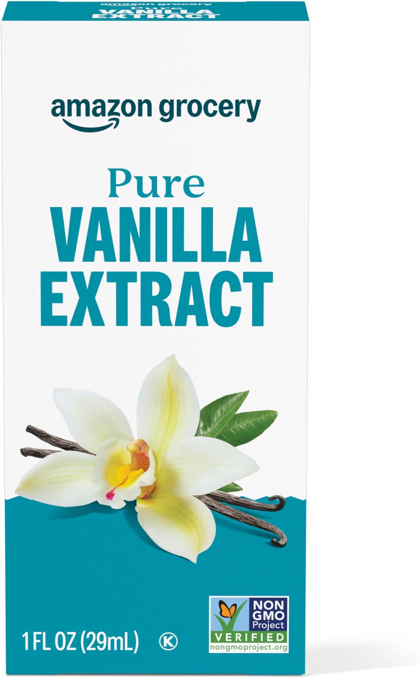 Amazon Brand - Happy Belly Pure Vanilla Extract, 1 fl oz