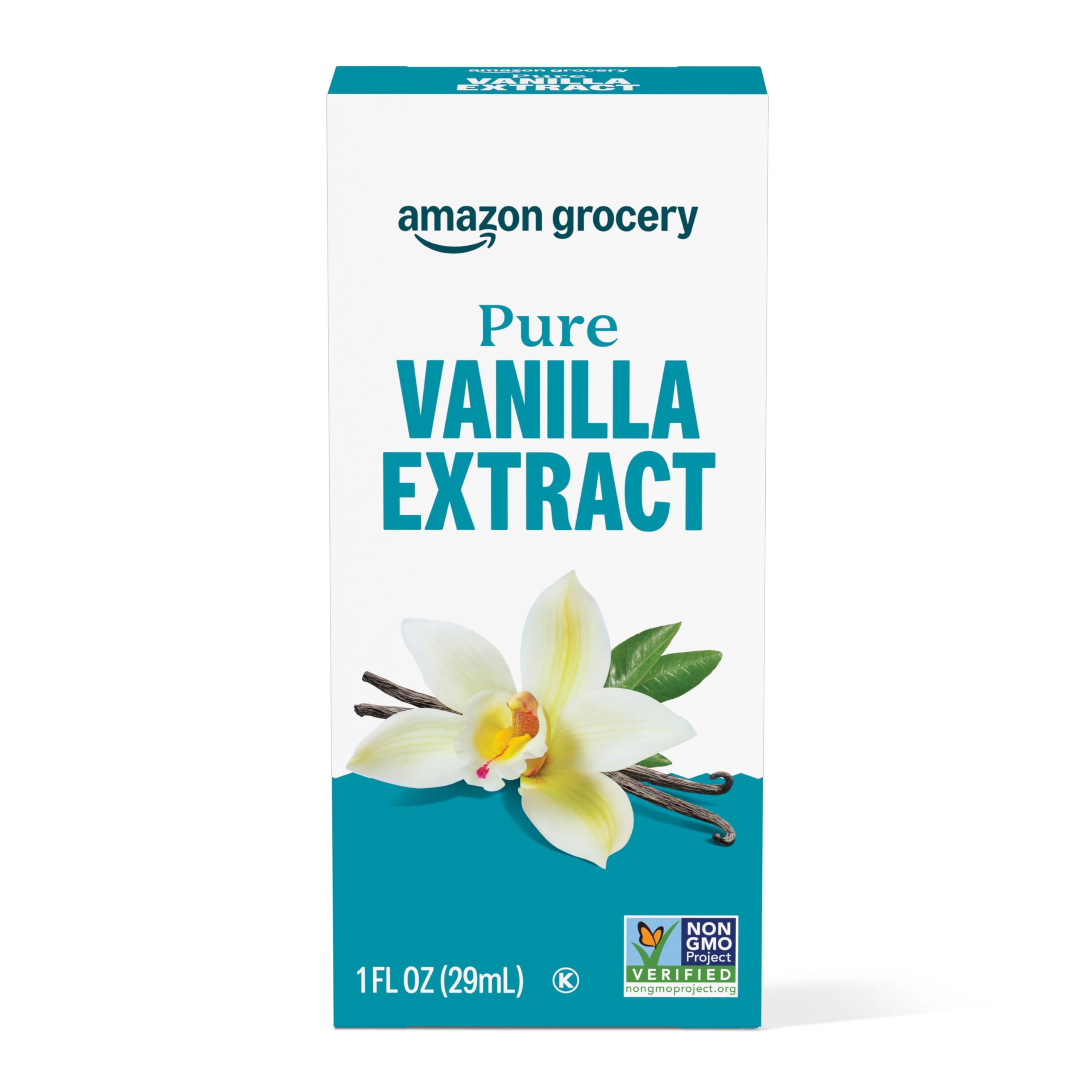 Amazon Brand - Happy Belly Pure Vanilla Extract, 1 fl oz