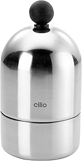 CILIO Dekorierstreuer poliert Cappuccinodekorierer Puderzuckerdekorierer, Silber