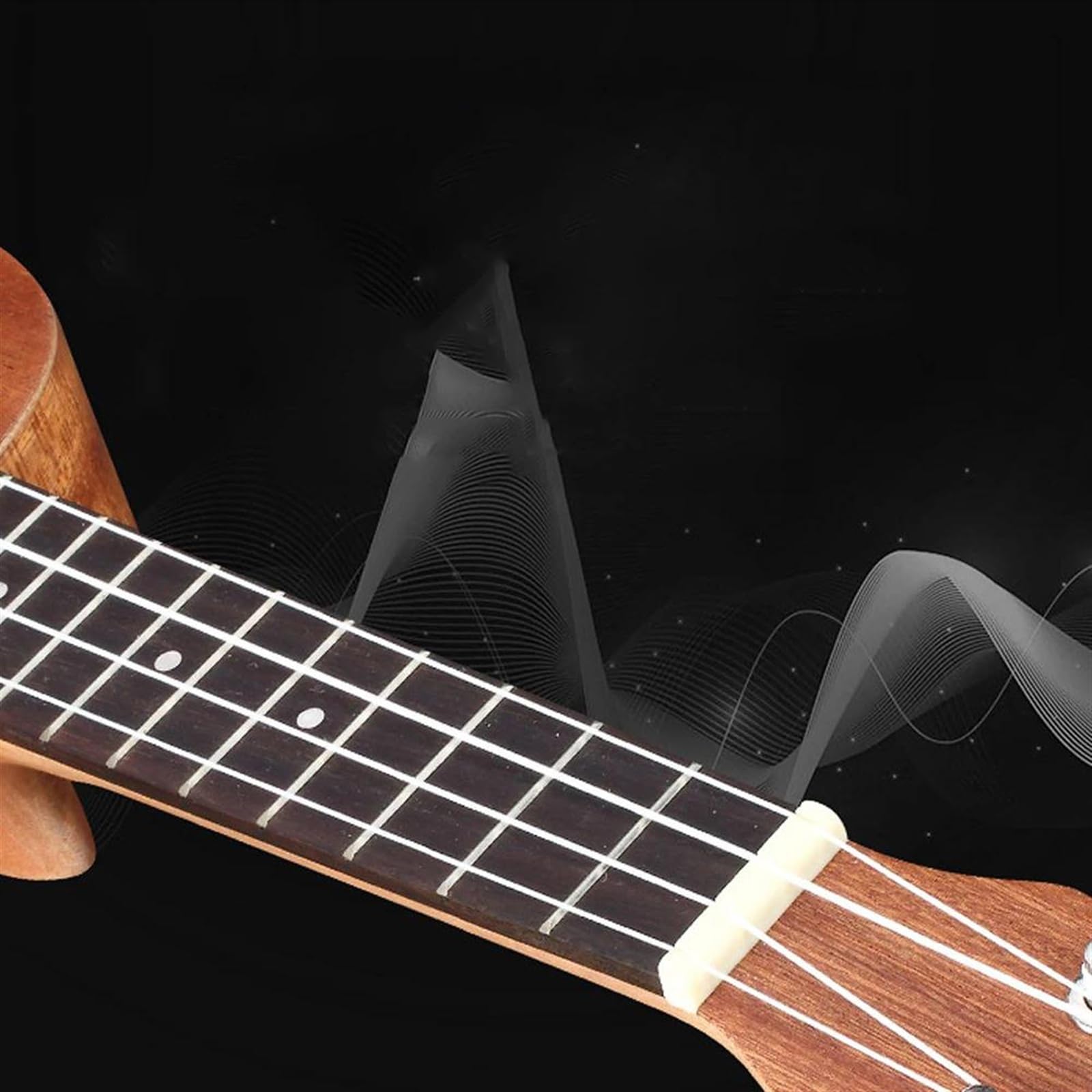 21-calowy Akustyczny Sopran Ukulele Sapele Wood Open Style Tuning Peg Mała Gitara Dla Początkujących Ukulele dla Początkujących