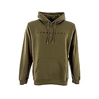 Tommy Jeans Tjm Reg Linear Logo Hoodie Ext Dm0Dm20746, Felpa con Cappuccio