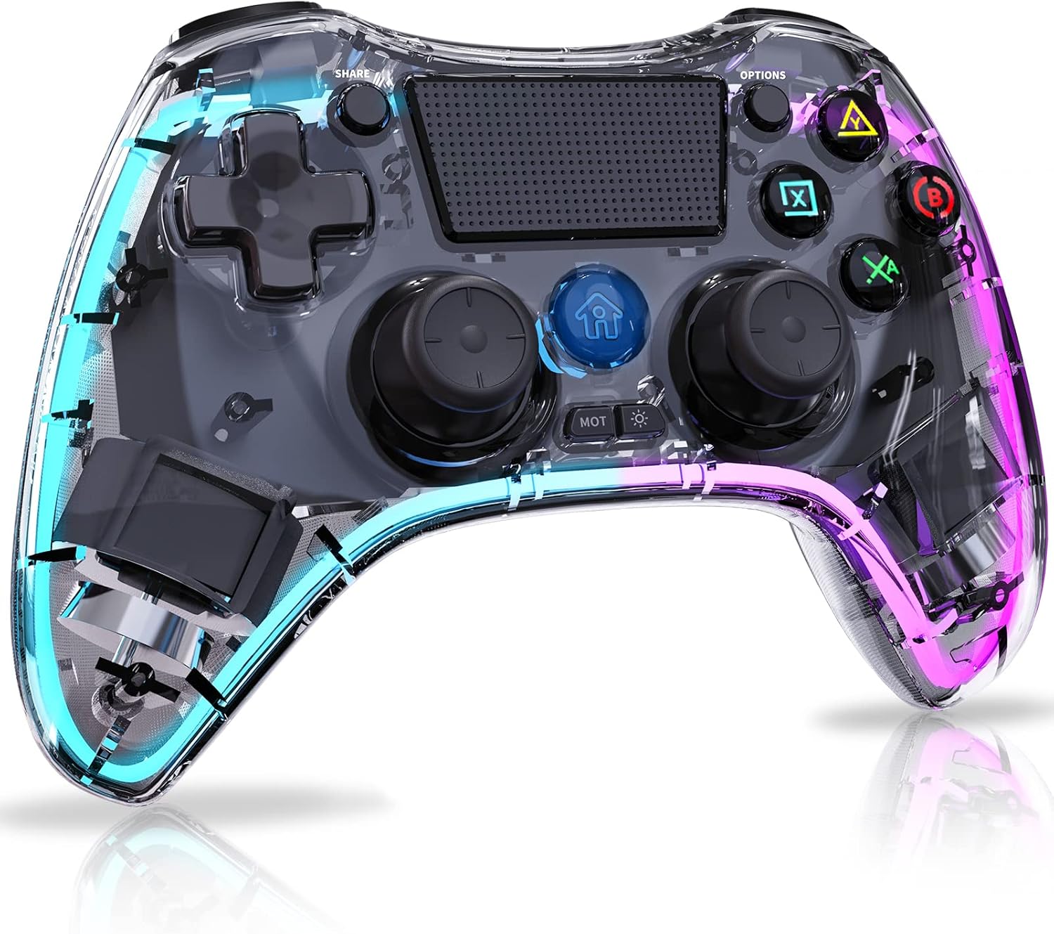 Laazii Controller per PS4, Wireless Controller PS4 Joystick con Touch