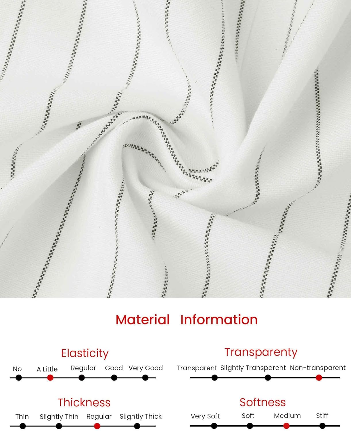 Women's Striped Blazers Lapel Collar Chain Decor Long Sleeve Work Office Jackets - Image 6