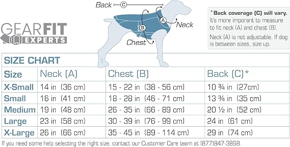 Kurgo North Country Dog Coat, Winter Jacket, Waterproof and Windproof Snow Coat, Reflective Fleece