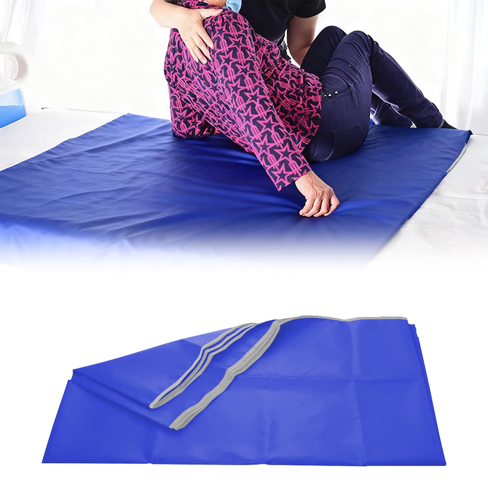 Drap Coulissant Pour Patient, Drap De Glisse Pour Personnes Âgées, Feuille De Transfert De Patient, Bâches Coulissantes Pour Le Transfert De Patients Utilisation Pour Le Transfert De Lit(200 * 100CM)
