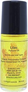 Eclectic Lady Lilac Perfume Oil, 1.0 Oz Portable Roll-On Fragrance with Long-Lasting Scent, Delightful Essential Oils and Jojoba Oil For Daily Use