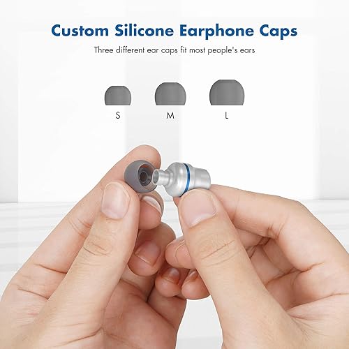 Miniatura 4 de KIWI design Auriculares intraurales con aislamiento de ruido compatibles con accesorios Quest 2Rift S auriculares con tapas de silicona