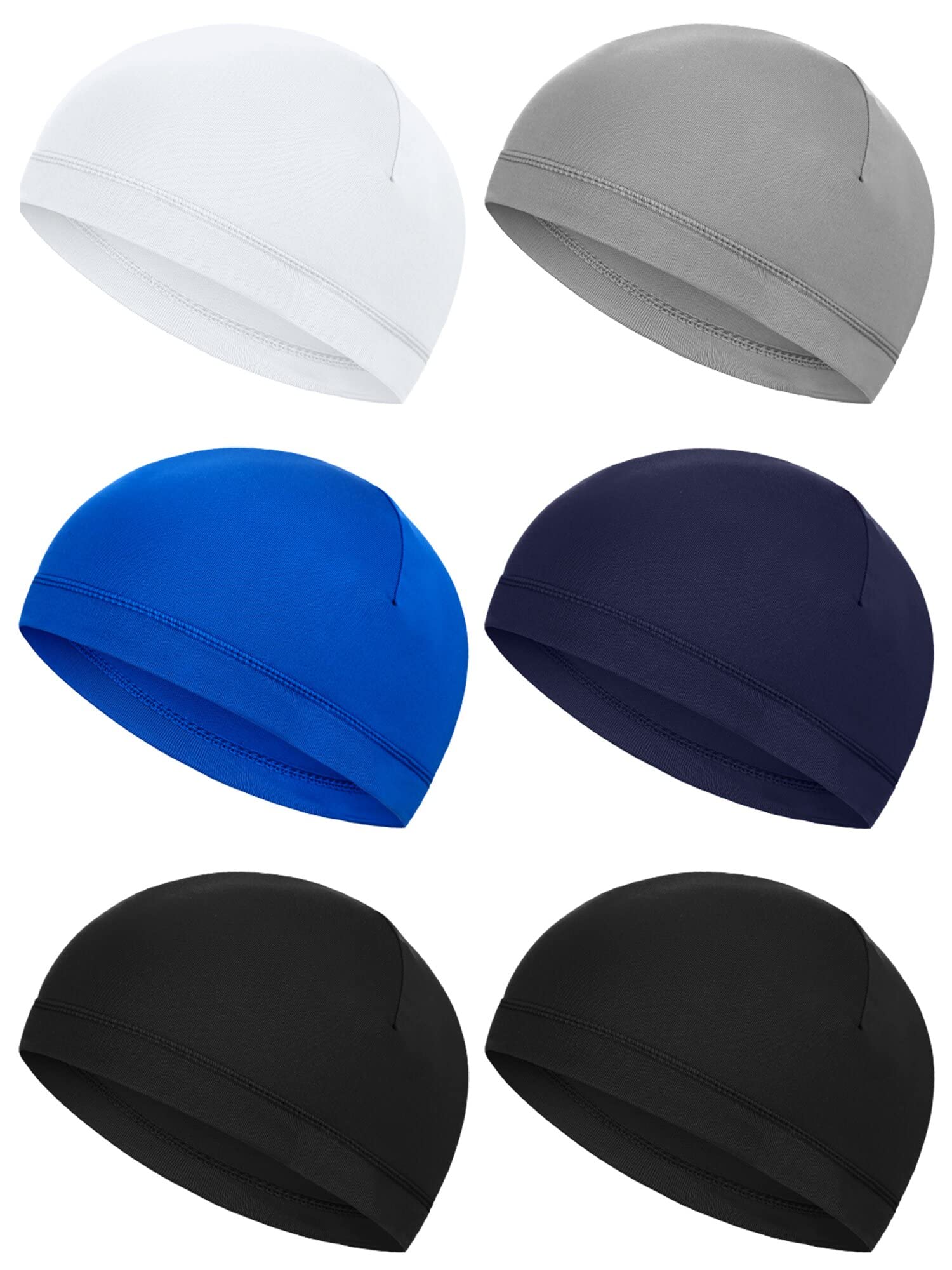 Boao Doo Rags Skull Cap for Men Sweat Wick