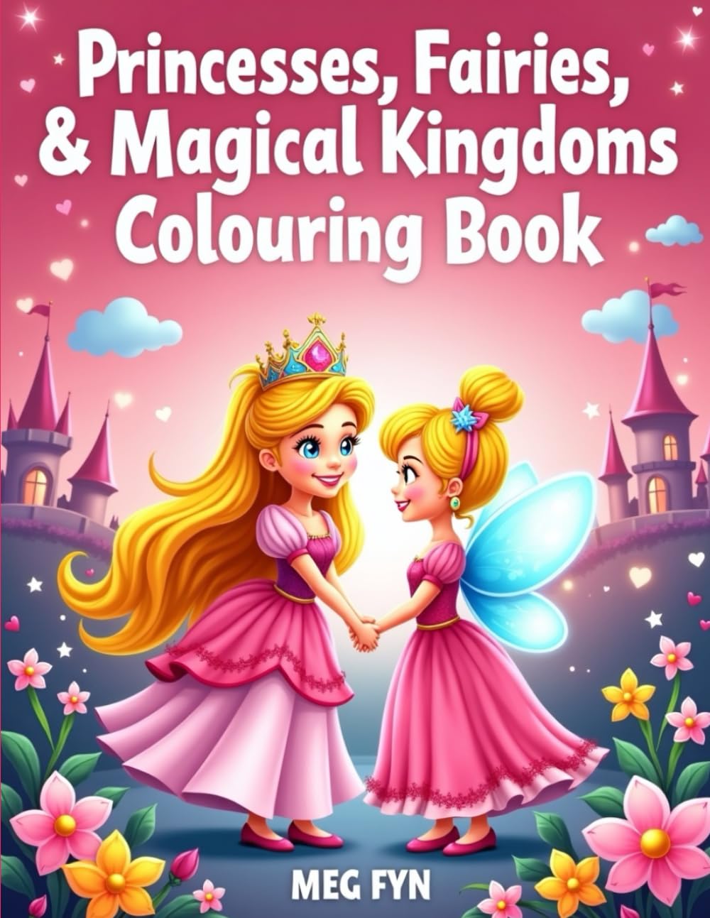 Princesses, Fairies & Magical Kingdoms Colouring Book