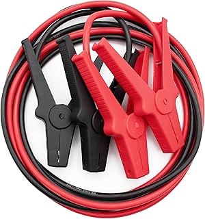 Schumacher Electric - Câbles de Démarrage 3m, Ø16mm - Batterie 6V/12V/24V - Pour Voiture, Camionnette, Camping-Car - Pinces Isolées Sécurisées - Certifié GS/TUV