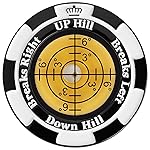 SlopeMaster ProGreen Reader - Golf Ball Marker with High Precision Green Reading Aid Golf Accessories for Men Women (Black&Yellow)