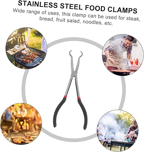 Miniatura 2 de Housoutil Alicates extendidos de 11 pulgadas que reparan curvas dentadas cónicas para áreas de difícil acceso