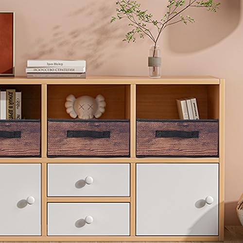 Miniatura 32 de JAKAGO Fabric Storage Bins set of 4 Rectangle Storage Baskets with Handle Foldable Closet Organizer for Clothes Towel bedding Books Collapsible