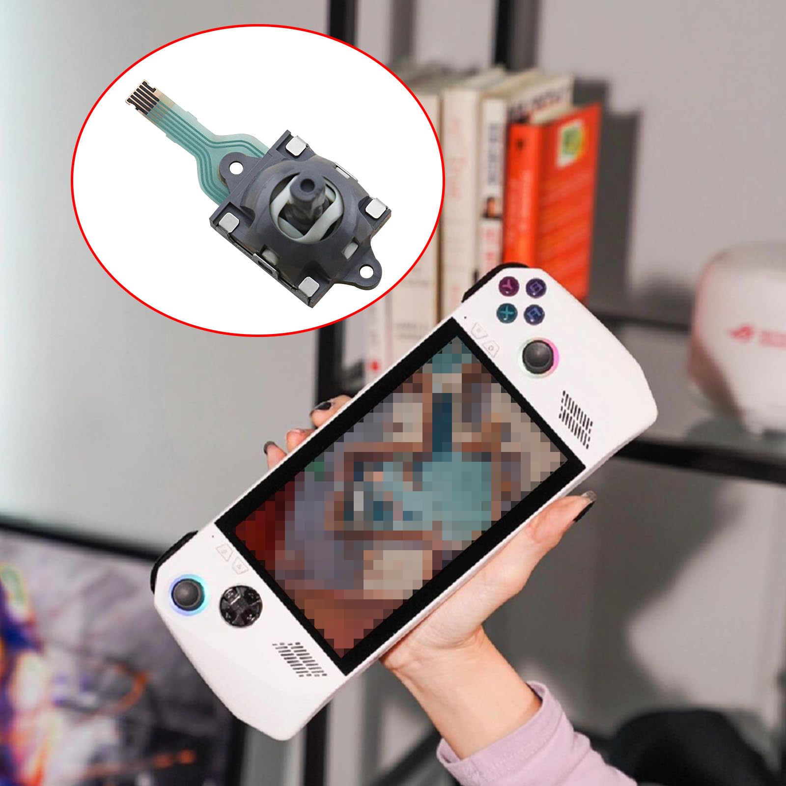 2 x Switch Elements Joystick Ersatz Joystick Daumenstick Modul RKJX21224001 Kompatibel mit ASUS ROG ALLY Kompatibel mit GPD WIN3 Handheld
