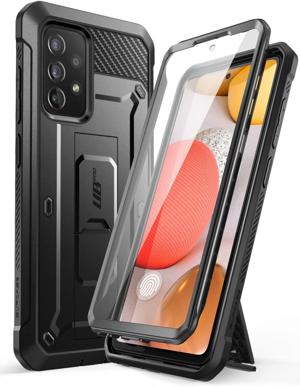 SUPCASE Unicorn Beetle Pro Series Designed for Samsung Galaxy A72 Case, Full-Body Rugged Holster & Kickstand Case with Built-in Screen Protector (Tilt)