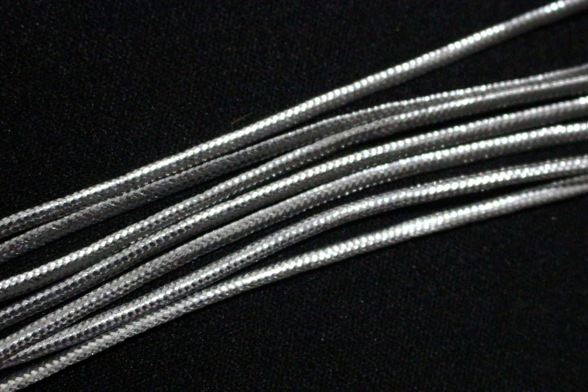 Tigofly 4m 5 Colors Mylar Holographic Oval Tinsel Braided Chenille Crystal Flash Line Dry Streamer Rib Body Fly Tying Materials (Pearl Large) : Sports & Outdoors