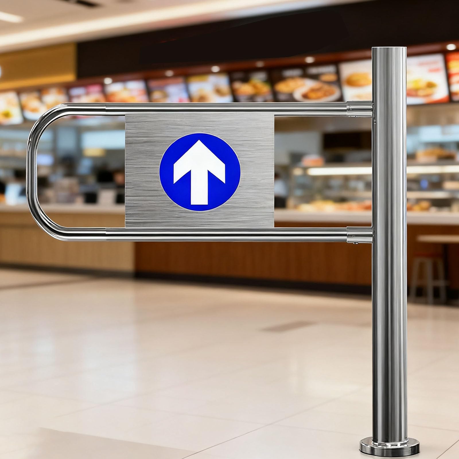 Portail battant automatique anti-intrusion pour gestion des flux