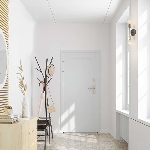 Miniatura 3 de GLOBE Electric 52085 - Lámpara de pared reversible de 10 pulgadas, 2 luces, color negro mate, enchufe de acento de latón, iluminación regulable,