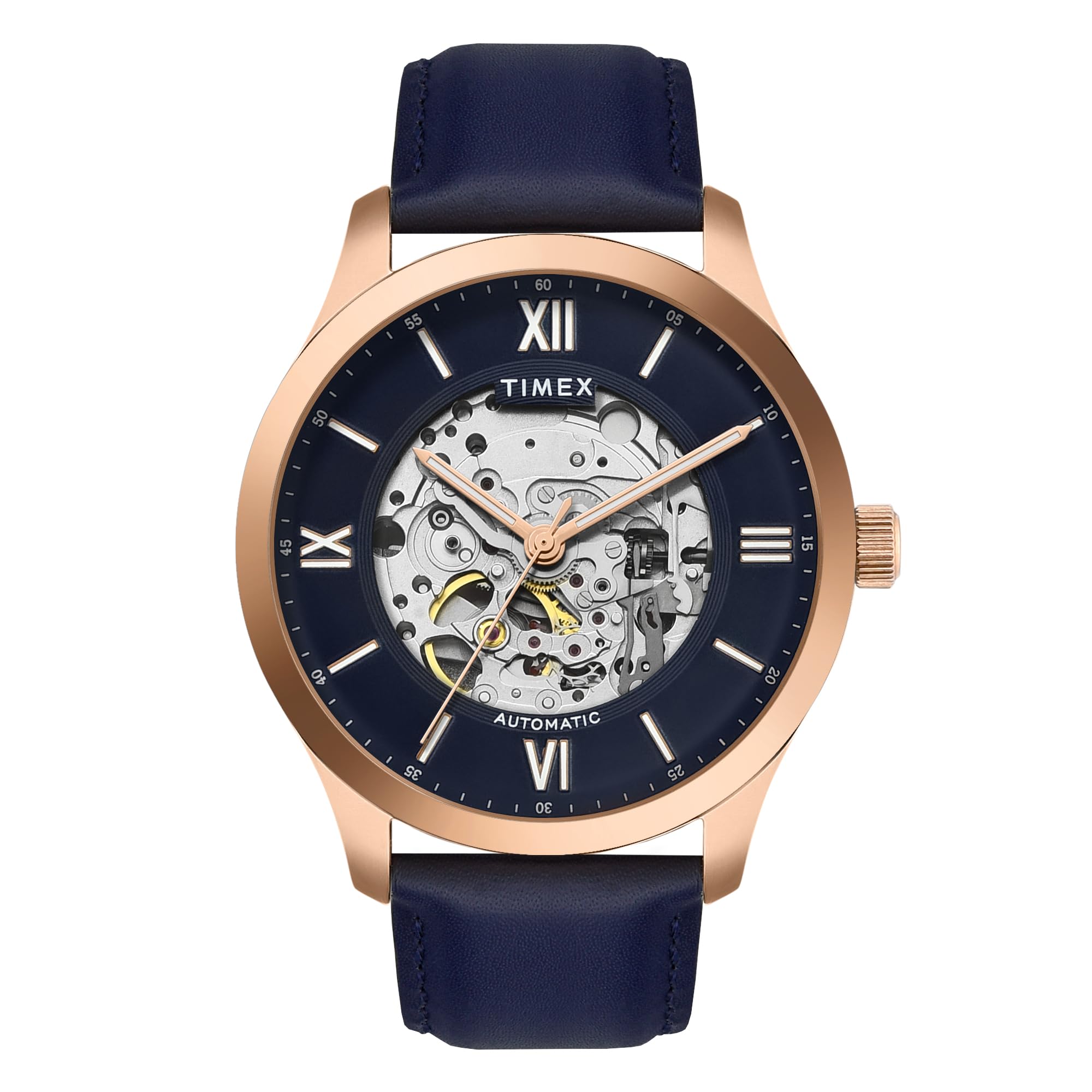 TIMEX Analog Watch for Man with Round Dial & Water Resistant Men's Wri